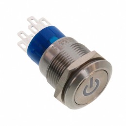 1 pcs : AV1920PA12Q04 - SWITCH PUSHBUTTON DPDT 3A 250V