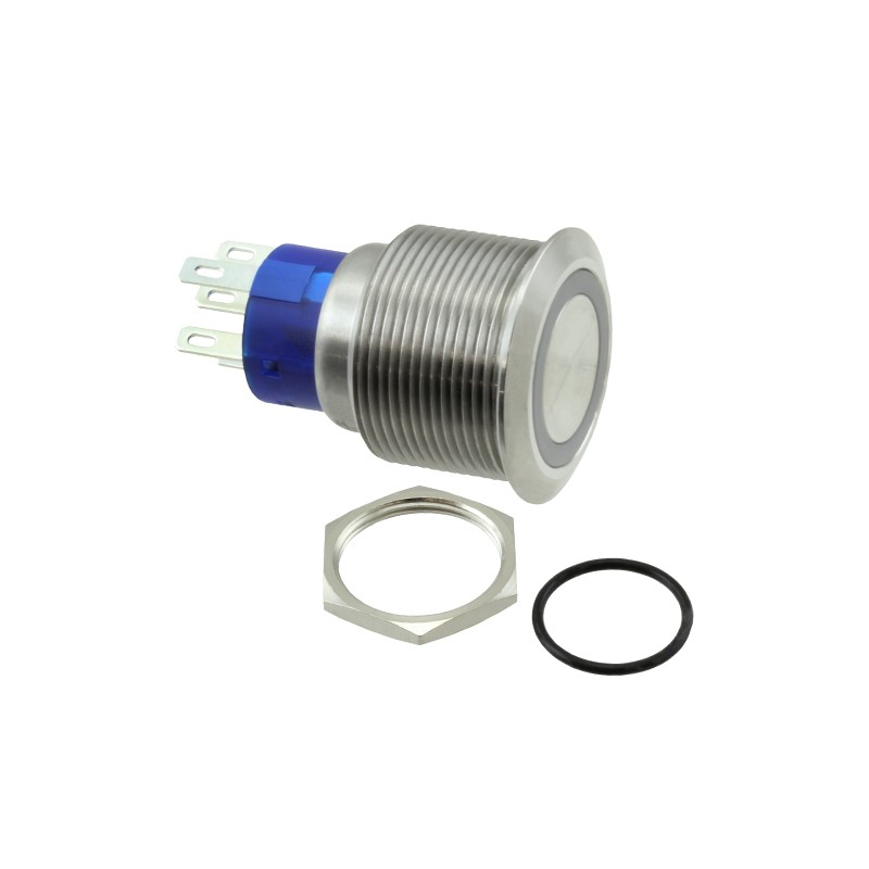 1 pcs : AV2211E524Q04 - SWITCH PUSHBUTTON SPDT 3A 250V