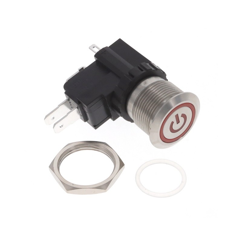 1 pcs : AVH19LSFE13121604 - SWITCH PUSHBUTTON SPDT 16A 125V