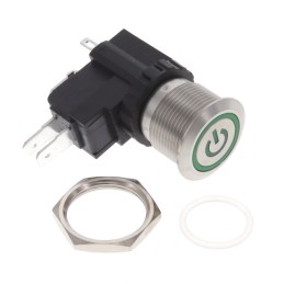 1 pcs : AVH19LSFE16121604 - SWITCH PUSHBUTTON SPDT 16A 125V