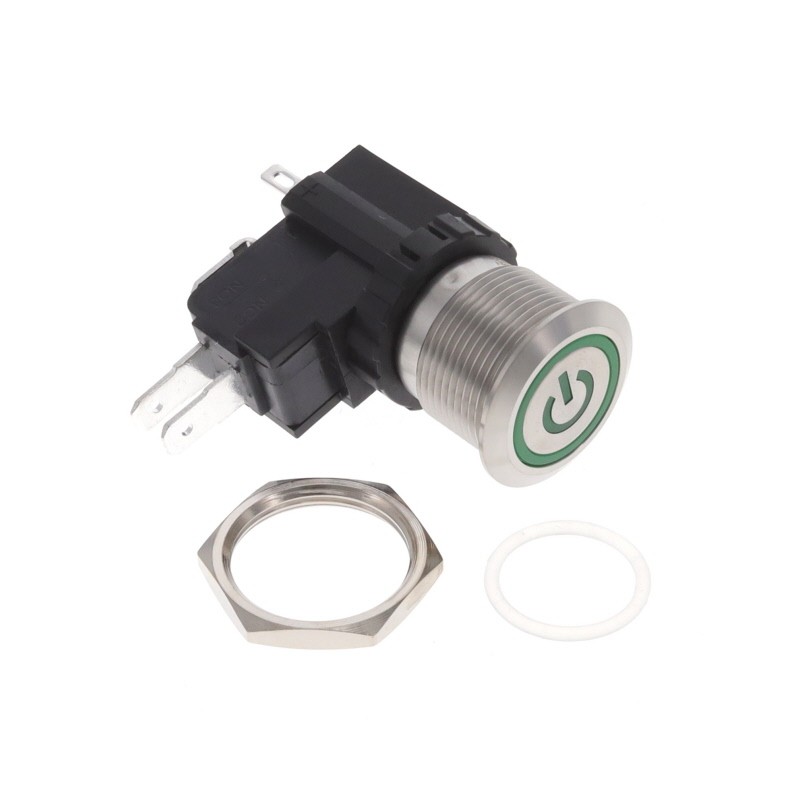 1 pcs : AVH19LSFE16121604 - SWITCH PUSHBUTTON SPDT 16A 125V