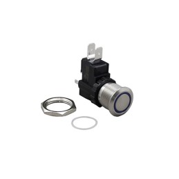 1 pcs : AVH19LSFE7122604 - SWITCH PUSHBUTTON SPDT 26A 125V