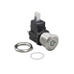 1 pcs : AVH19LSFP6121604 - SWITCH PUSHBUTTON SPDT 16A 125V