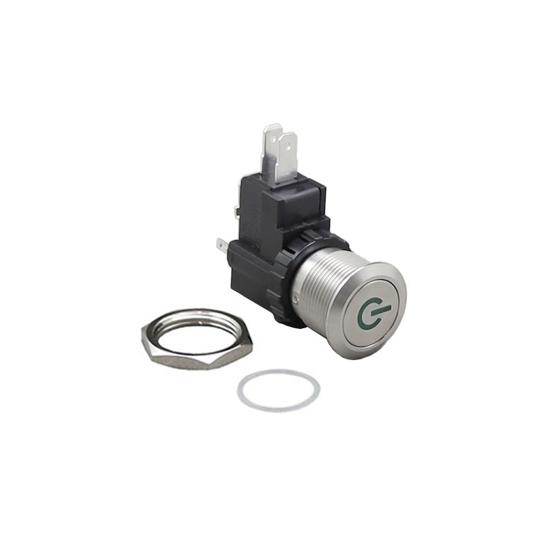 1 pcs : AVH19LSFP6121604 - SWITCH PUSHBUTTON SPDT 16A 125V