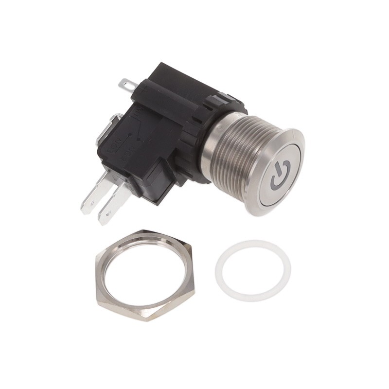 1 pcs : AVH19LSFPB121604 - SWITCH PUSHBUTTON SPDT 16A 125V