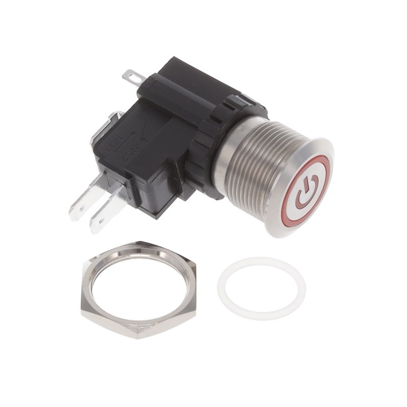 1 pcs : AVH19MSFE13121604 - SWITCH PUSHBUTTON SPDT 16A 125V