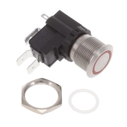 1 pcs : AVH19MSFE3122604 - SWITCH PUSHBUTTON SPDT 26A 125V