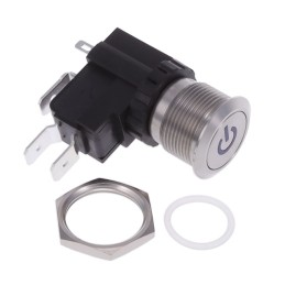 1 pcs : AVH19MSFE6121604 - SWITCH PUSHBUTTON SPDT 16A 125V