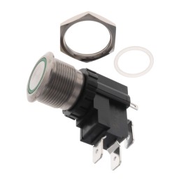 1 pcs : AVH19MSFE6122604 - SWITCH PUSHBUTTON SPDT 26A 125V