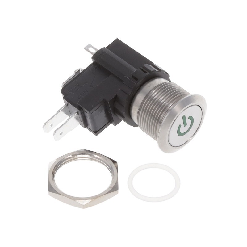 1 pcs : AVH19MSFP6121604 - SWITCH PUSHBUTTON SPDT 16A 125V