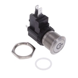 1 pcs : AVH19MSFPA121604 - SWITCH PUSHBUTTON SPDT 16A 125V