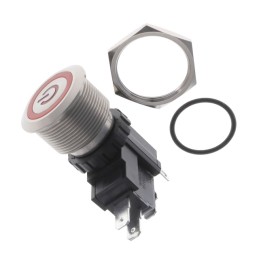 1 pcs : AVH22LSSFE13241604 - SWITCH PUSHBUTTON SPDT 16A 125V