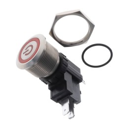 1 pcs : AVH22MSSFE13121604 - SWITCH PUSHBUTTON SPDT 16A 125V