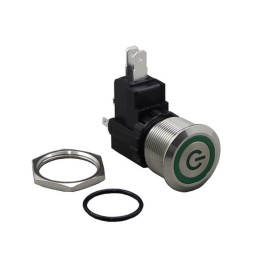 1 pcs : AVH22MSSFE16121604 - SWITCH PUSHBUTTON SPDT 16A 125V