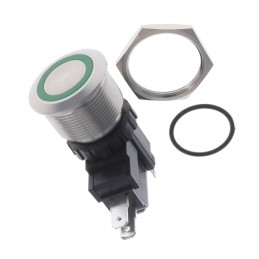 1 pcs : AVH22MSSFE6121604 - SWITCH PUSHBUTTON SPDT 16A 125V