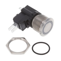 1 pcs : AVH22MSSFEA121604 - SWITCH PUSHBUTTON SPDT 16A 125V