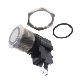 1 pcs : AVH22MSSFEB121604 - SWITCH PUSHBUTTON SPDT 16A 125V