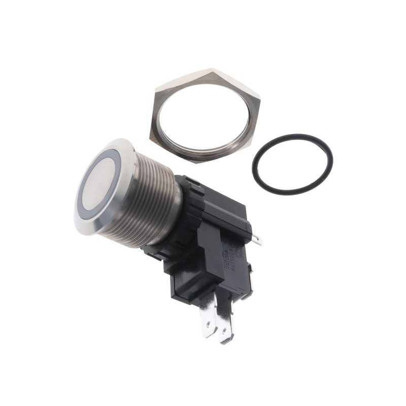 1 pcs : AVH22MSSFEB121604 - SWITCH PUSHBUTTON SPDT 16A 125V