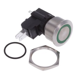 1 pcs : AVH25LSSFE6121604 - SWITCH PUSHBUTTON SPDT 16A 125V