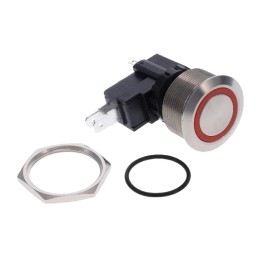 1 pcs : AVH25MSSFE3121604 - SWITCH PUSHBUTTON SPDT 16A 125V