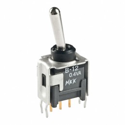 1 pcs : B12AB - SWITCH TOGGLE SPDT 0.4VA 28V
