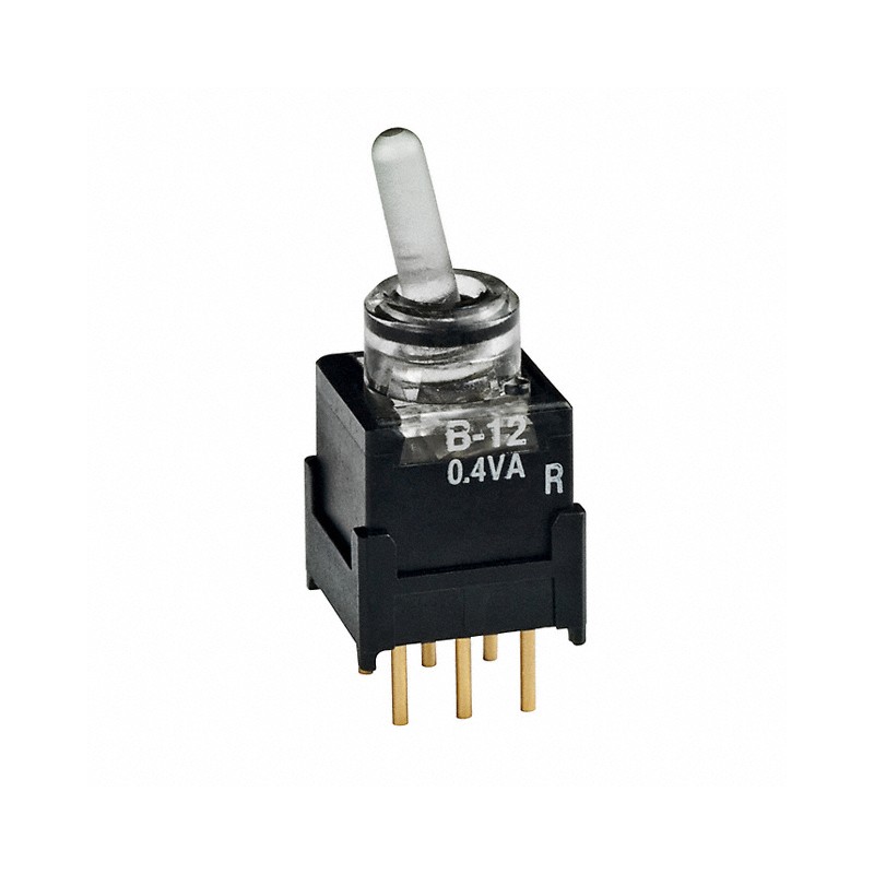 1 pcs : B12JJPC - SWITCH TOGGLE SPDT 0.4VA 28V