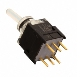 1 pcs : B12JJPF - SWITCH TOGGLE SPDT 0.4VA 28V