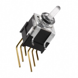 1 pcs : B12JJVC - SWITCH TOGGLE SPDT 0.4VA 28V