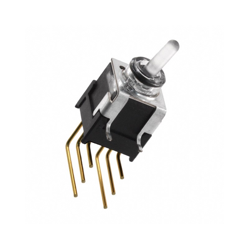 1 pcs : B12JJVC - SWITCH TOGGLE SPDT 0.4VA 28V
