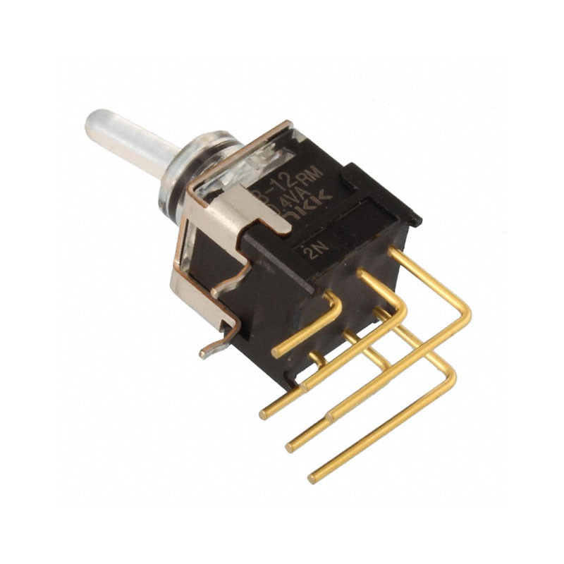 1 pcs : B12JJVCF - SWITCH TOGGLE SPDT 0.4VA 28V