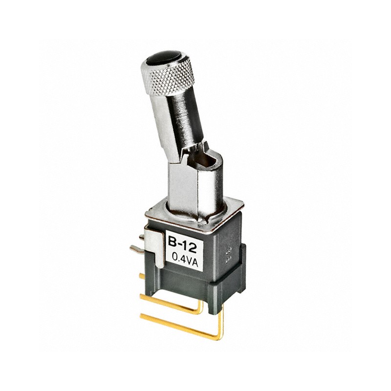 1 pcs : B12LV - SWITCH TOGGLE SPDT 0.4VA 28V