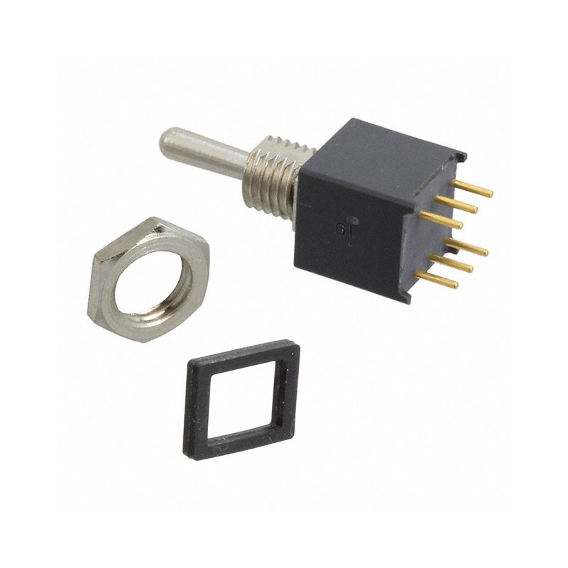 1 pcs : B13A1P - SWITCH TOGGLE SPDT 0.4VA 28V