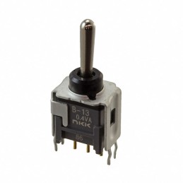 1 pcs : B13AB - SWITCH TOGGLE SPDT 0.4VA 28V