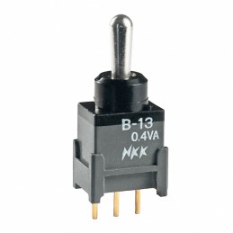 1 pcs : B13JP - SWITCH TOGGLE SPDT 0.4VA 28V