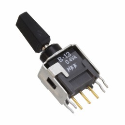1 pcs : B13KB-AA - SWITCH TOGGLE SPDT 0.4VA 28V
