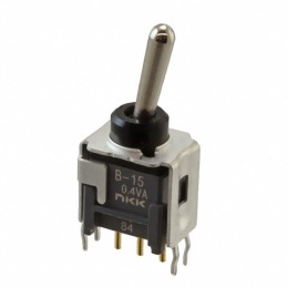1 pcs : B15AB - SWITCH TOGGLE SPDT 0.4VA 28V