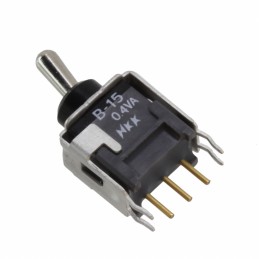 1 pcs : B15JB - SWITCH TOGGLE SPDT 0.4VA 28V