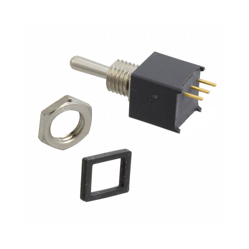 1 pcs : B18A1P - SWITCH TOGGLE SPDT 0.4VA 28V