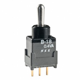 1 pcs : B18JP - SWITCH TOGGLE SPDT 0.4VA 28V