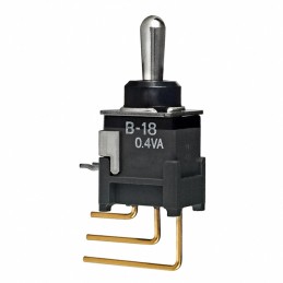 1 pcs : B18JV - SWITCH TOGGLE SPDT 0.4VA 28V