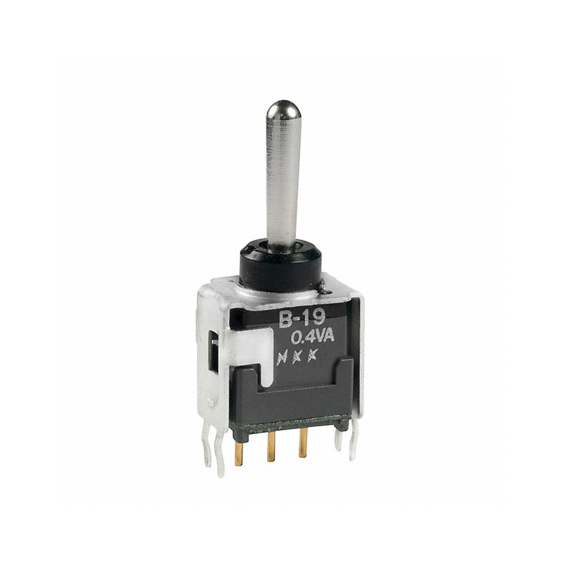 1 pcs : B19AB - SWITCH TOGGLE SPDT 0.4VA 28V