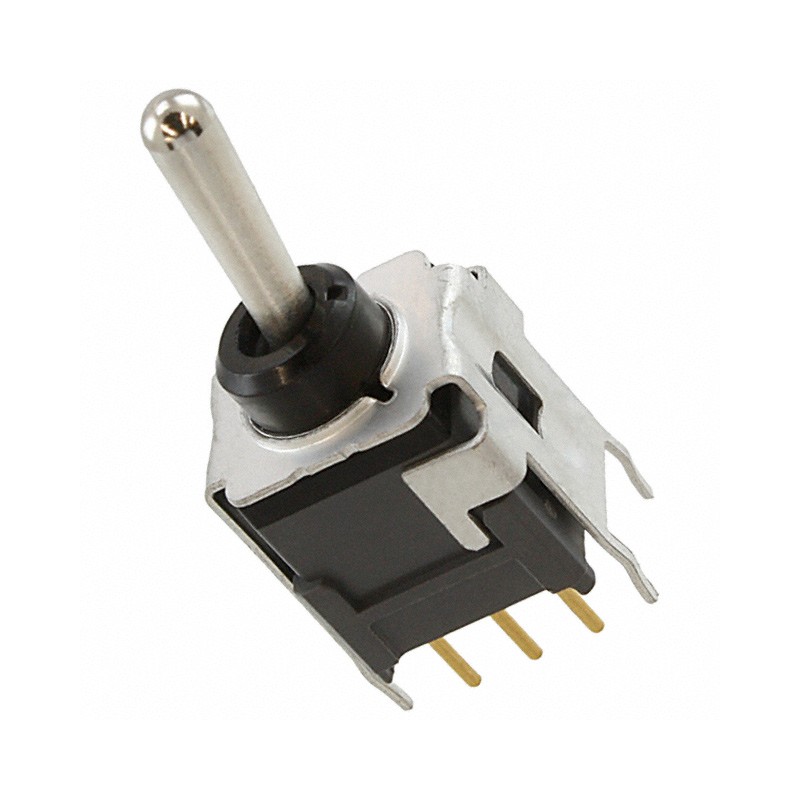 1 pcs : B22AB - SWITCH TOGGLE DPDT 0.4VA 28V