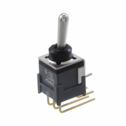 1 pcs : B22AH - SWITCH TOGGLE DPDT 0.4VA 28V