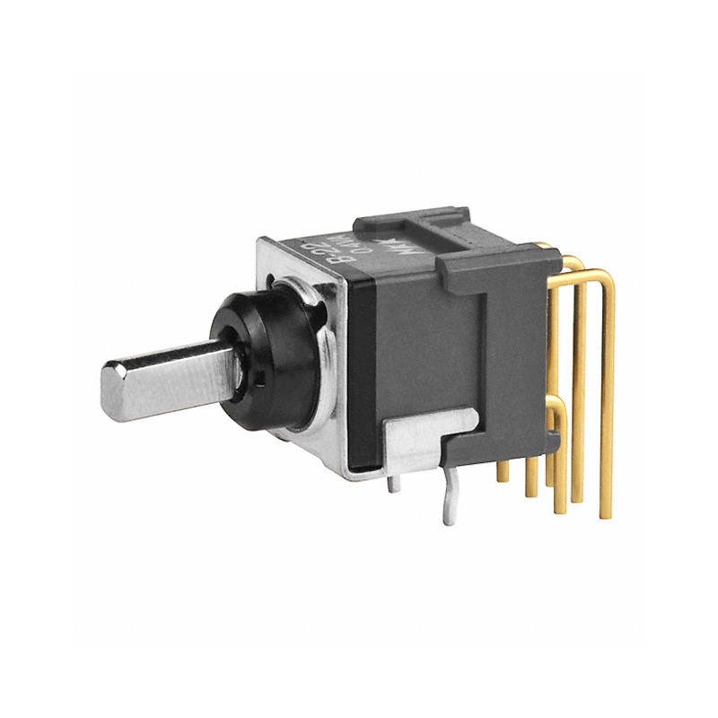 1 pcs : B22HH - SWITCH TOGGLE DPDT 0.4VA 28V