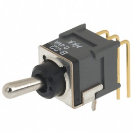 1 pcs : B22JH - SWITCH TOGGLE DPDT 0.4VA 28V
