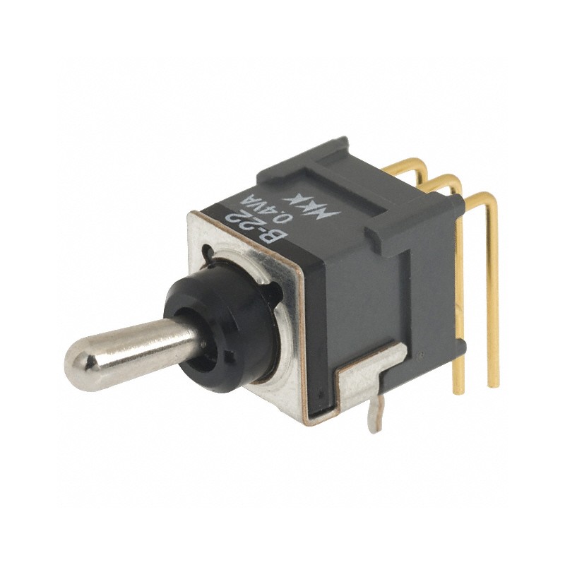 1 pcs : B22JH - SWITCH TOGGLE DPDT 0.4VA 28V