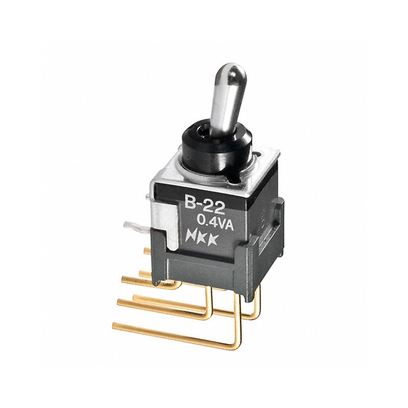1 pcs : B22JV - SWITCH TOGGLE DPDT 0.4VA 28V