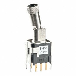 1 pcs : B22LB - SWITCH TOGGLE DPDT 0.4VA 28V