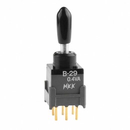 1 pcs : B29AP-GA - SWITCH TOGGLE DPDT 0.4VA 28V