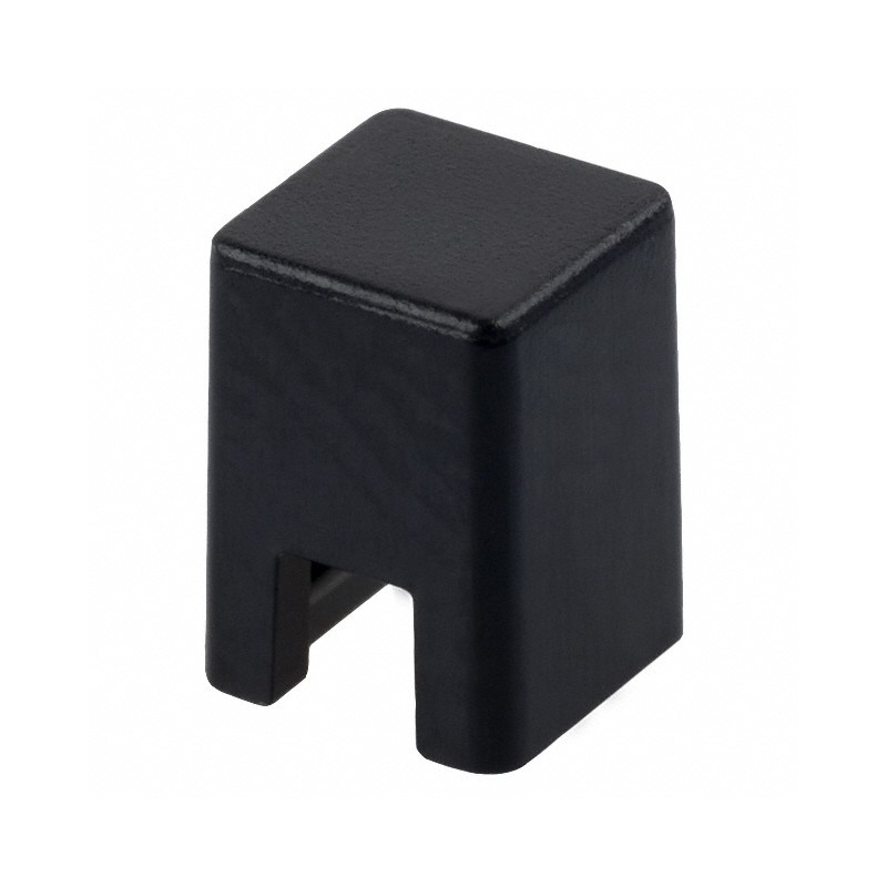 1 pcs : B32-1010 - CAP TACTILE SQUARE BLACK